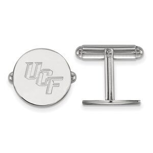 Sterling Silver University of Central Florida Cuff Links